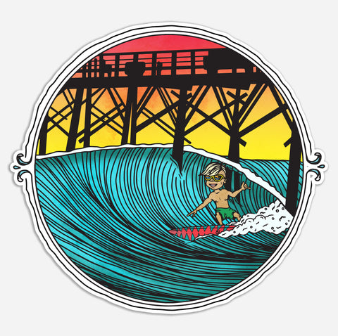 Shoot The Pier - Sticker