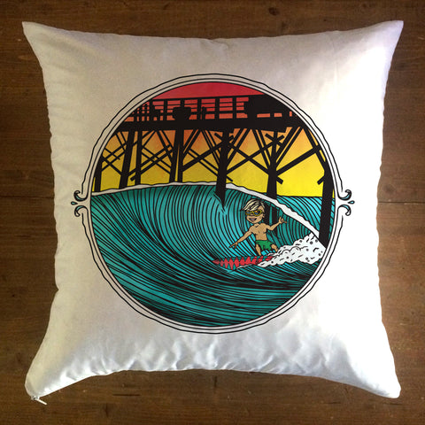 Shoot The Pier  - pillow cover
