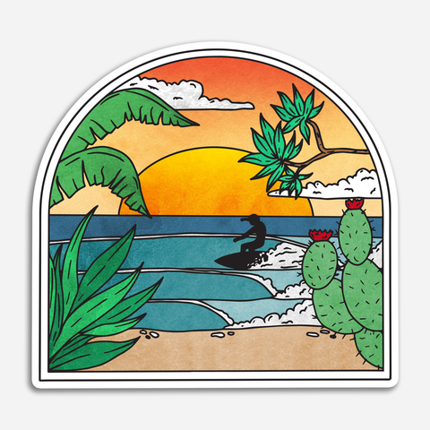 Somewhere in Mexico - Sticker