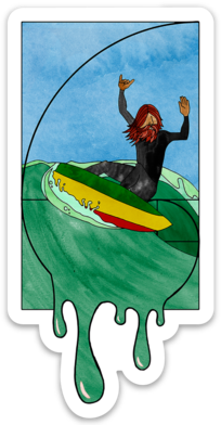 Fibonacci Flow - Sticker