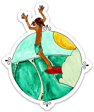 Hang Ten - Sticker