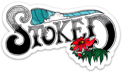 Stoked - Sticker