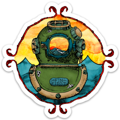 Under The Olas- Sticker