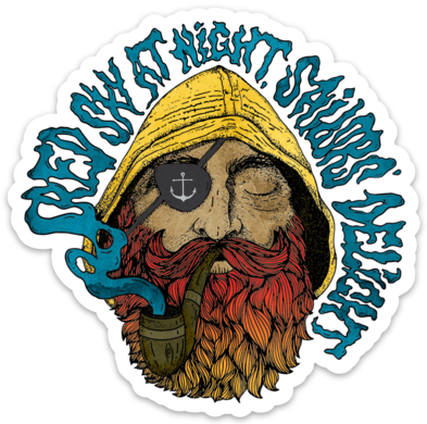 Old Salty- Sticker