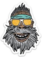 Squatch Face - Sticker