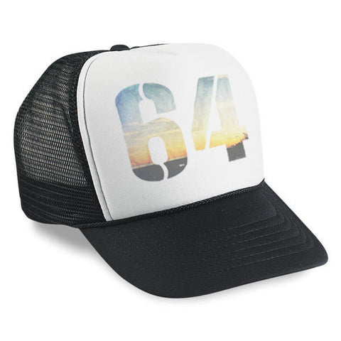 64 snapback mesh hat