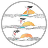 Circle Fringe Towels