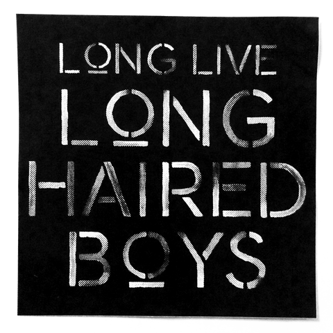 Long Live Long Haired Boys - Sticker