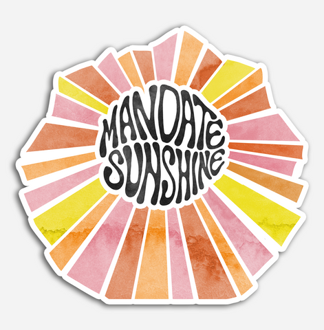 Mandate Sunshine - Sticker