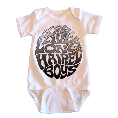 Long Live Long Haired Boys Ombre - onesie