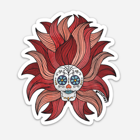 Muertos Sunny Face - Sticker