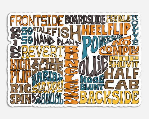 Skate Slang - Sticker
