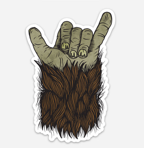 Squatch Shaka - Sticker