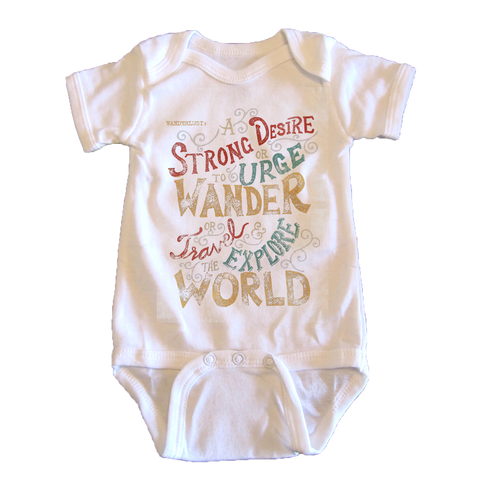 Wanderlust - onesie
