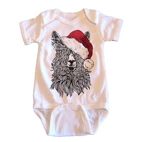 Holiday Alpaca - onesie