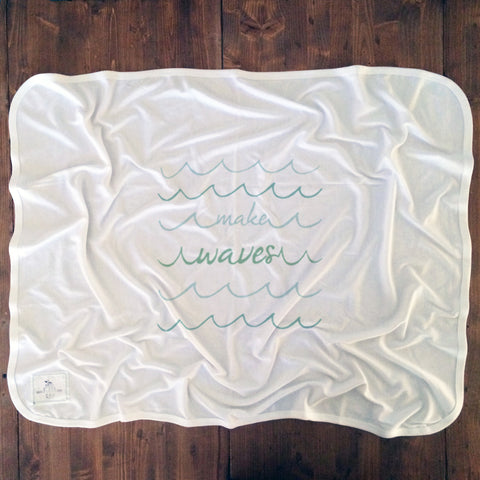 Make Waves - Baby Blankets
