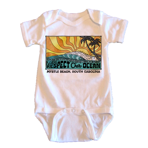 Respect Our Ocean Mural  - onesie