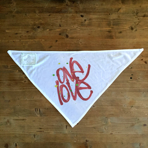 One Love - Dog Bandana
