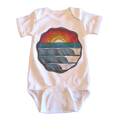 Sunrise Lines - onesie