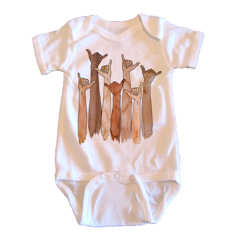 Throw 'Em Up - onesie