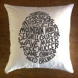 Thumbprint - pillow cover